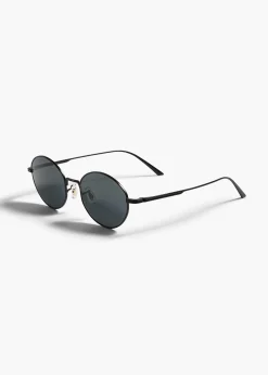 Khaite Eyewear-x Oliver Peoples 1994C in Matte Black and Grey