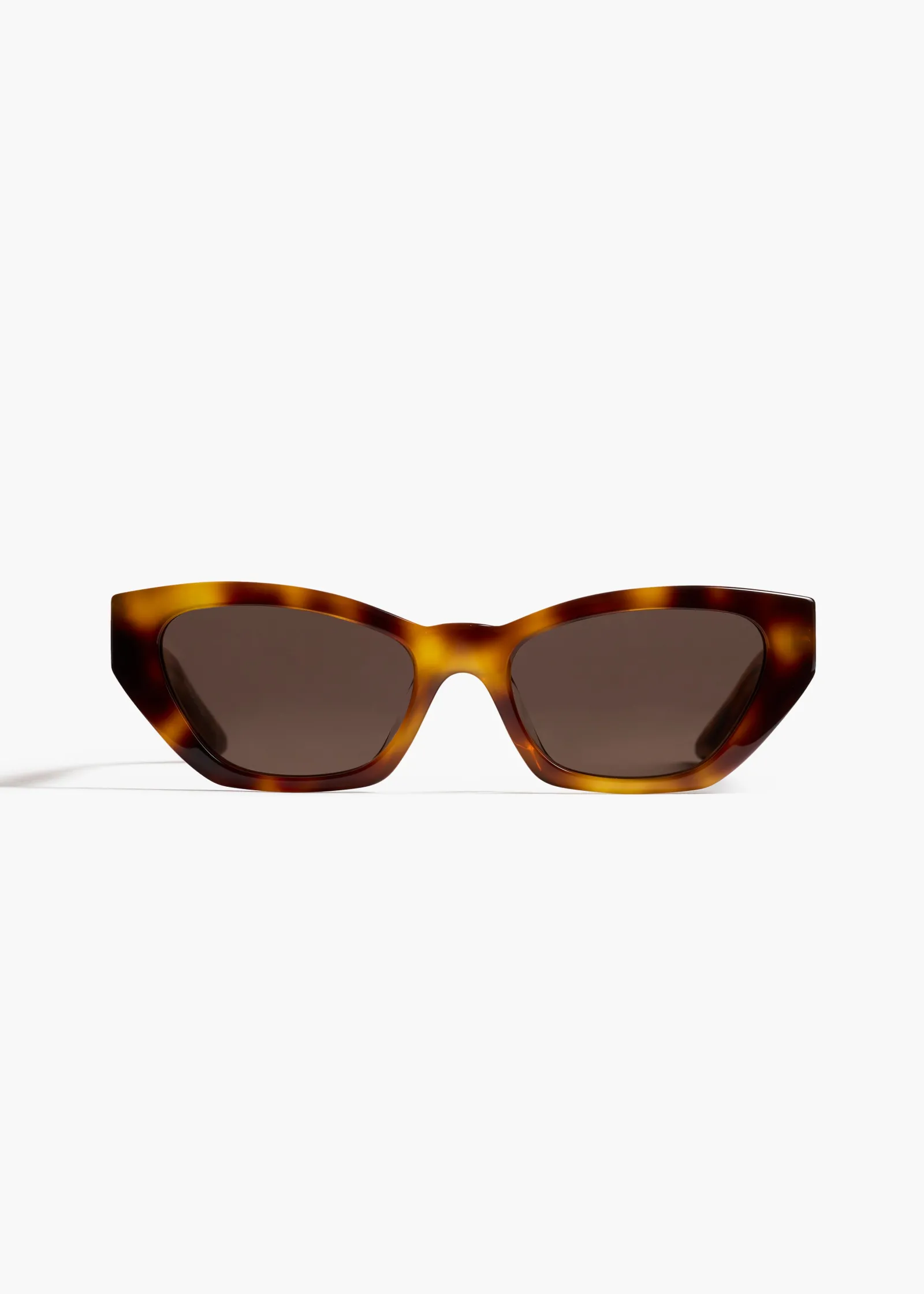 Khaite Eyewear-x Oliver Peoples 1961C in Dark Mahogany and Brown