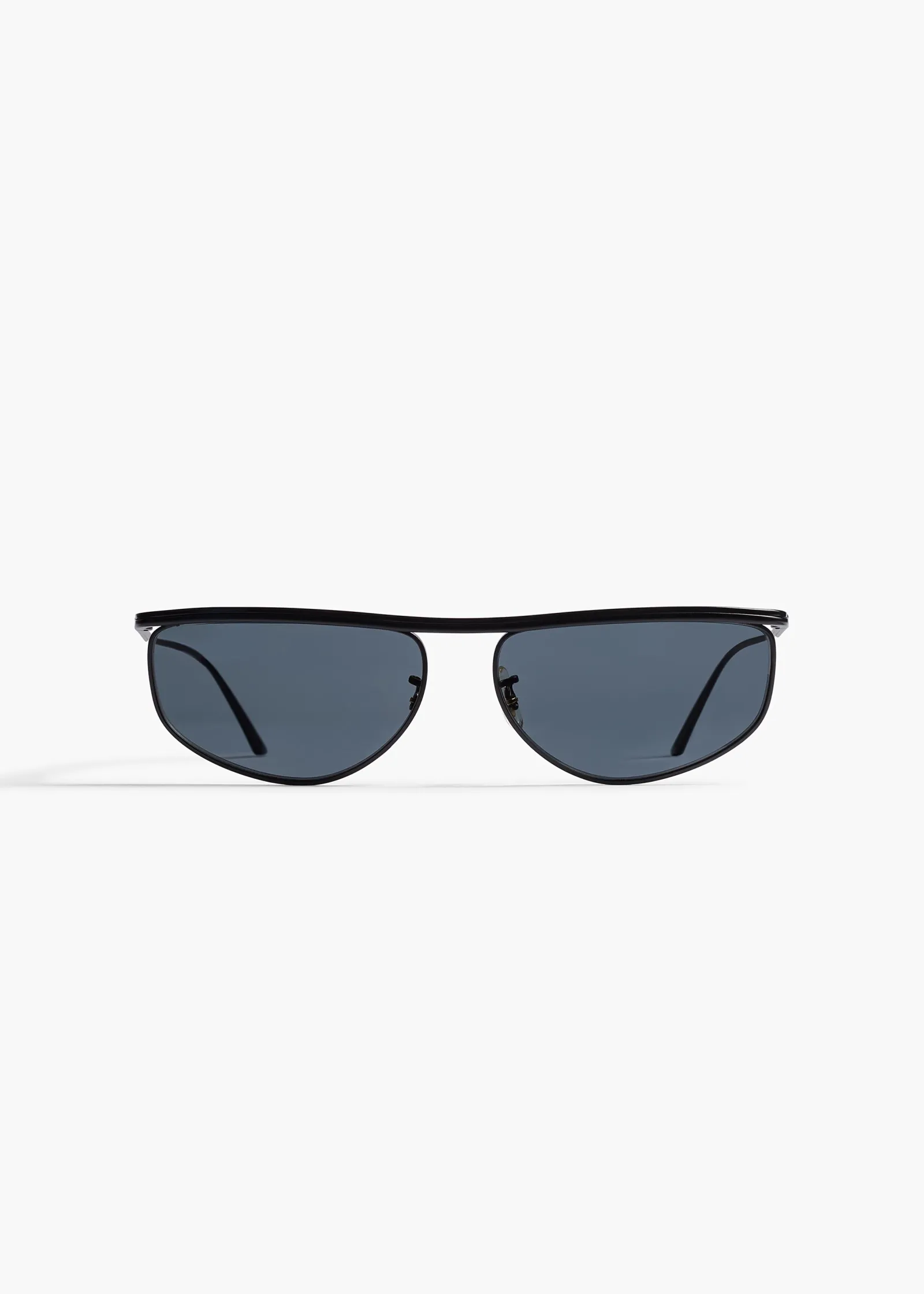 Khaite Eyewear-x Oliver Peoples 1986C in Matte Black and Grey
