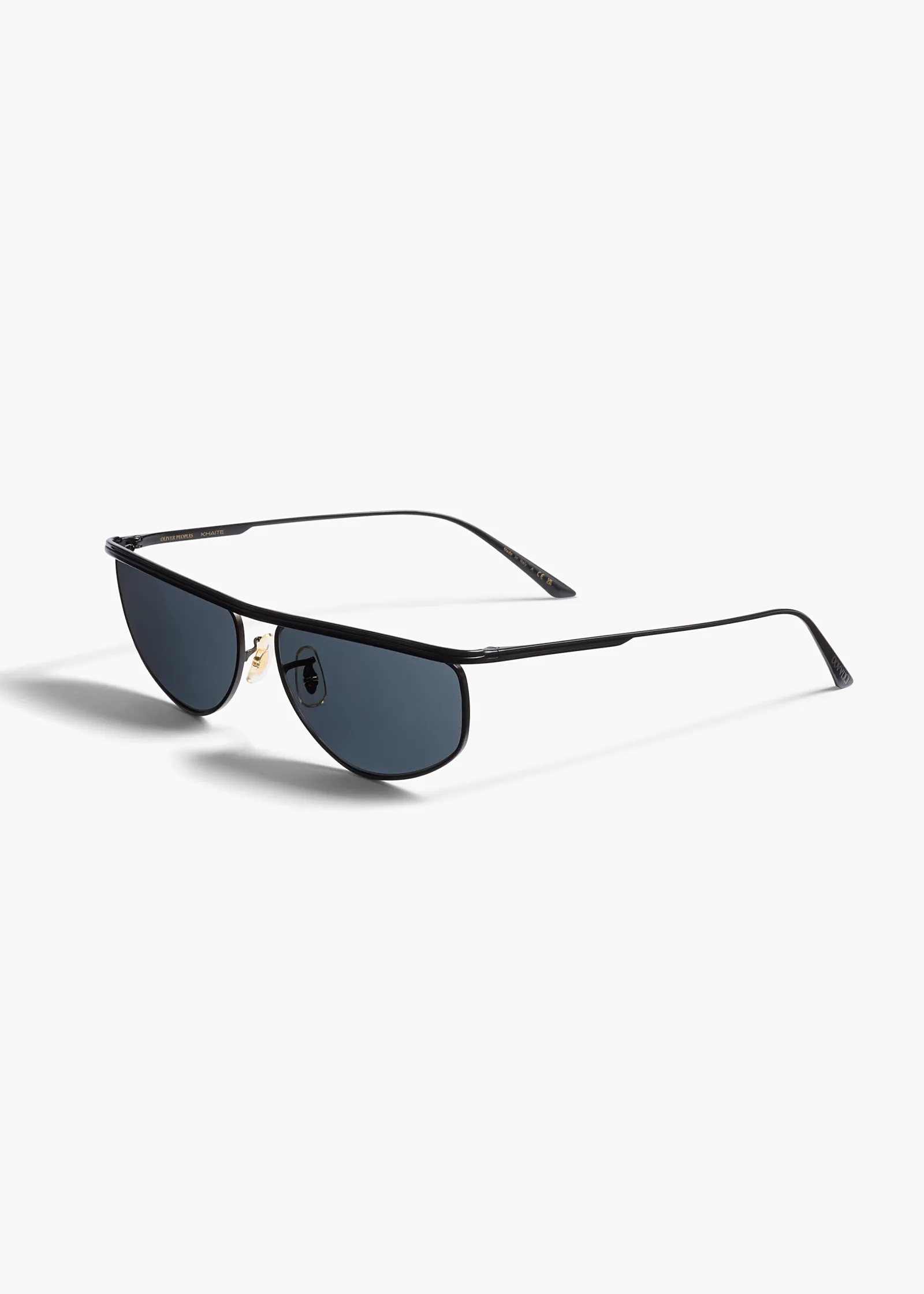 Khaite Eyewear-x Oliver Peoples 1986C in Matte Black and Grey