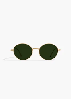 Khaite Eyewear-x Oliver Peoples 1994C in Gold and Green