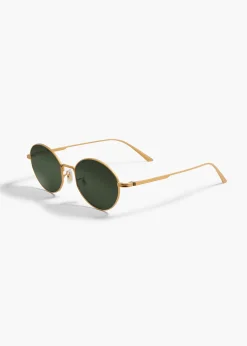 Khaite Eyewear-x Oliver Peoples 1994C in Gold and Green