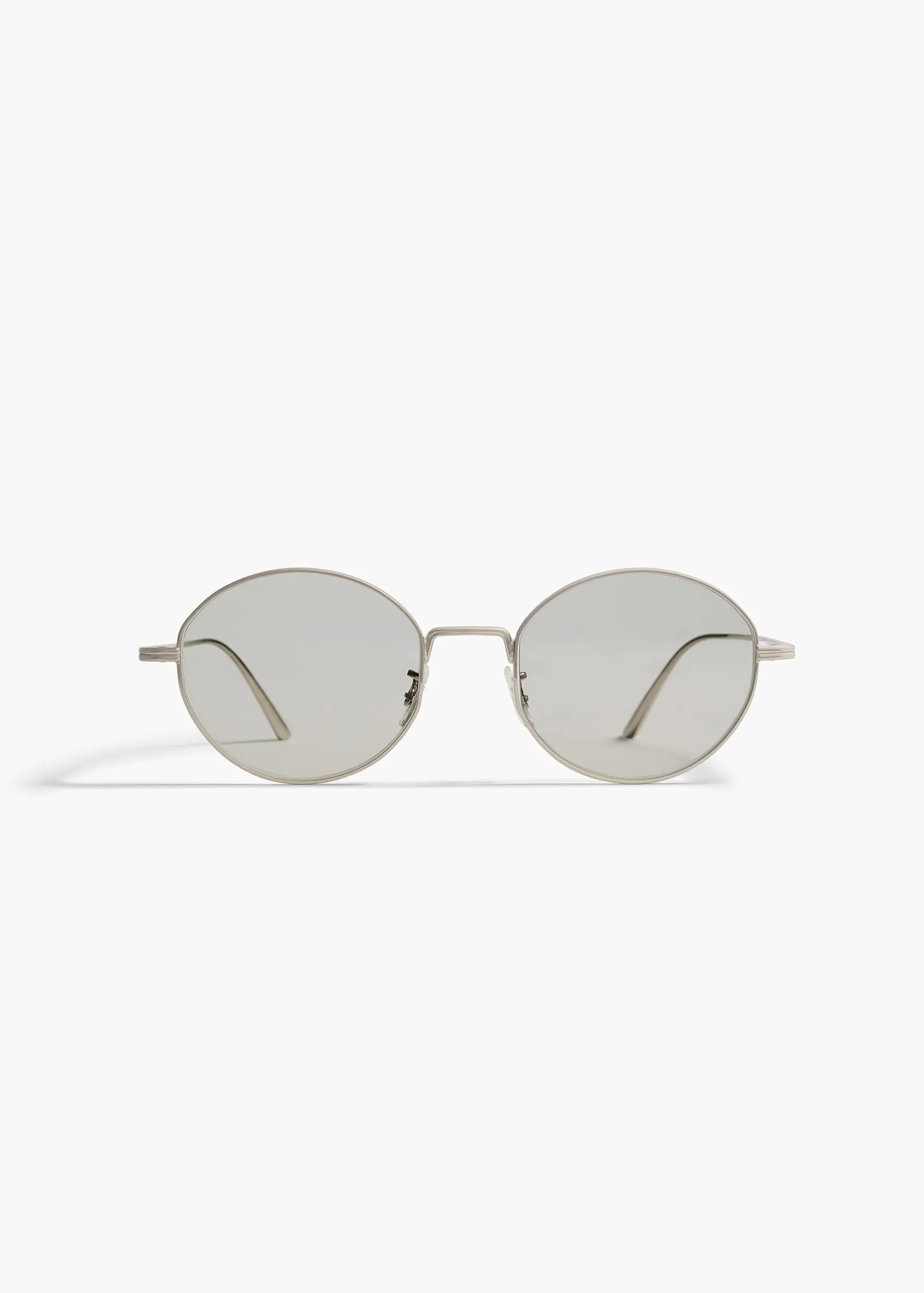 Khaite Eyewear-x Oliver Peoples 1994C in Silver and Blue Light Filter