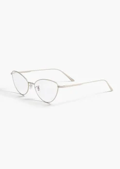 Khaite Eyewear-x Oliver Peoples 1998RX in Silver