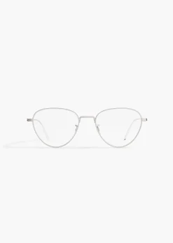 Khaite Eyewear-x Oliver Peoples 1991RX in Silver
