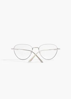 Khaite Eyewear-x Oliver Peoples 1991RX in Silver