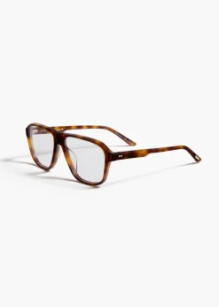 Khaite Eyewear-x Oliver Peoples 1978RX in Dark Mahogany