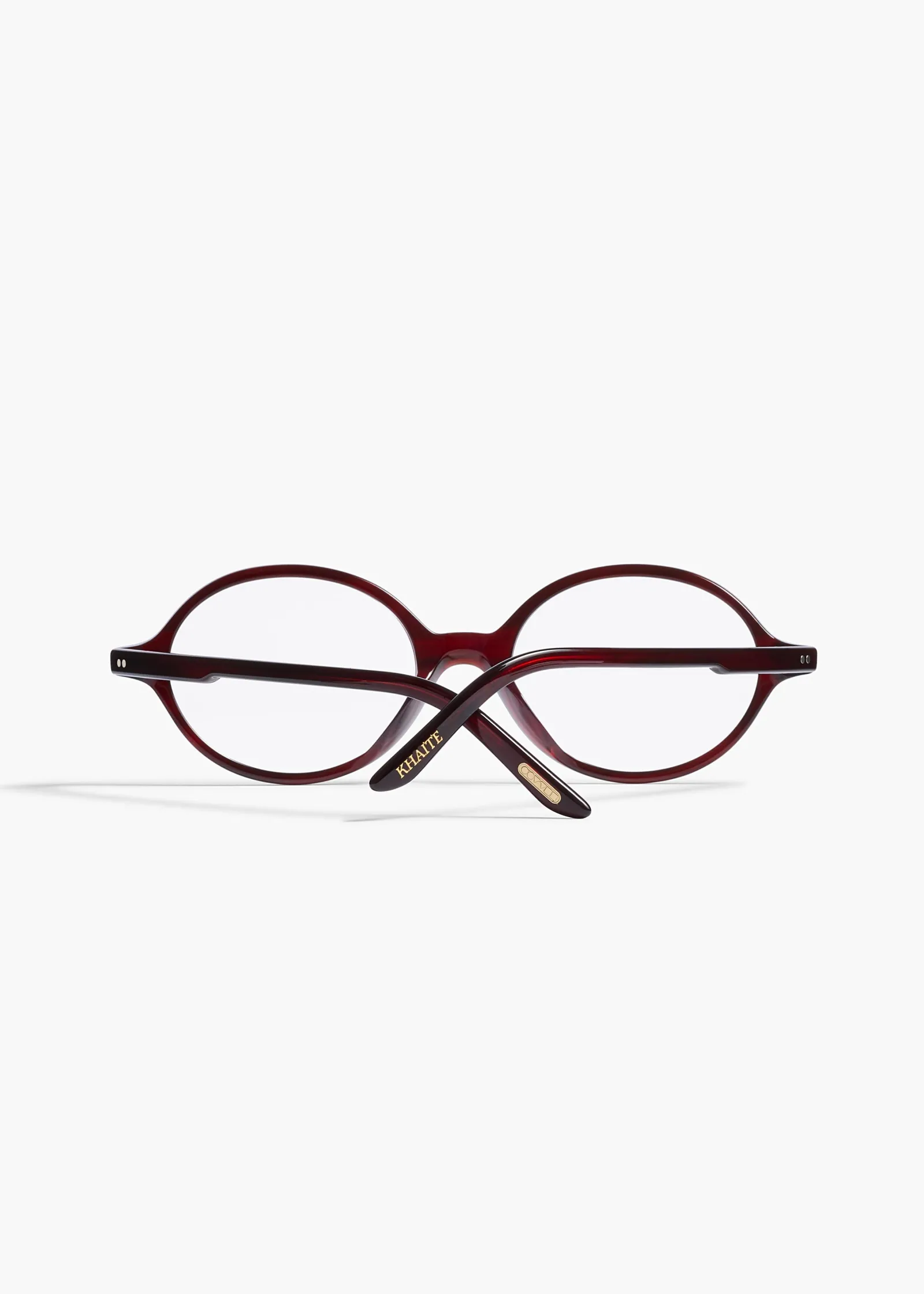 Khaite Eyewear-x Oliver Peoples 2000RX in Bordeaux Bark