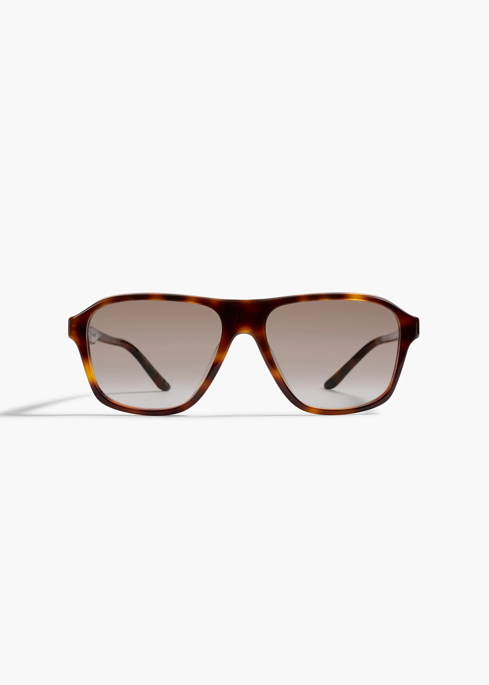 Khaite Eyewear-x Oliver Peoples 1978RX in Dark Mahogany and Soft Tan Gradient