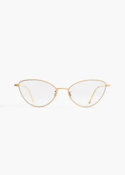 Khaite Eyewear-x Oliver Peoples 1998RX in Gold