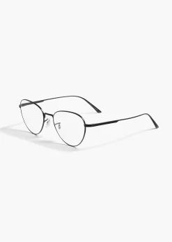 Khaite Eyewear-x Oliver Peoples 1991RX in Matte Black
