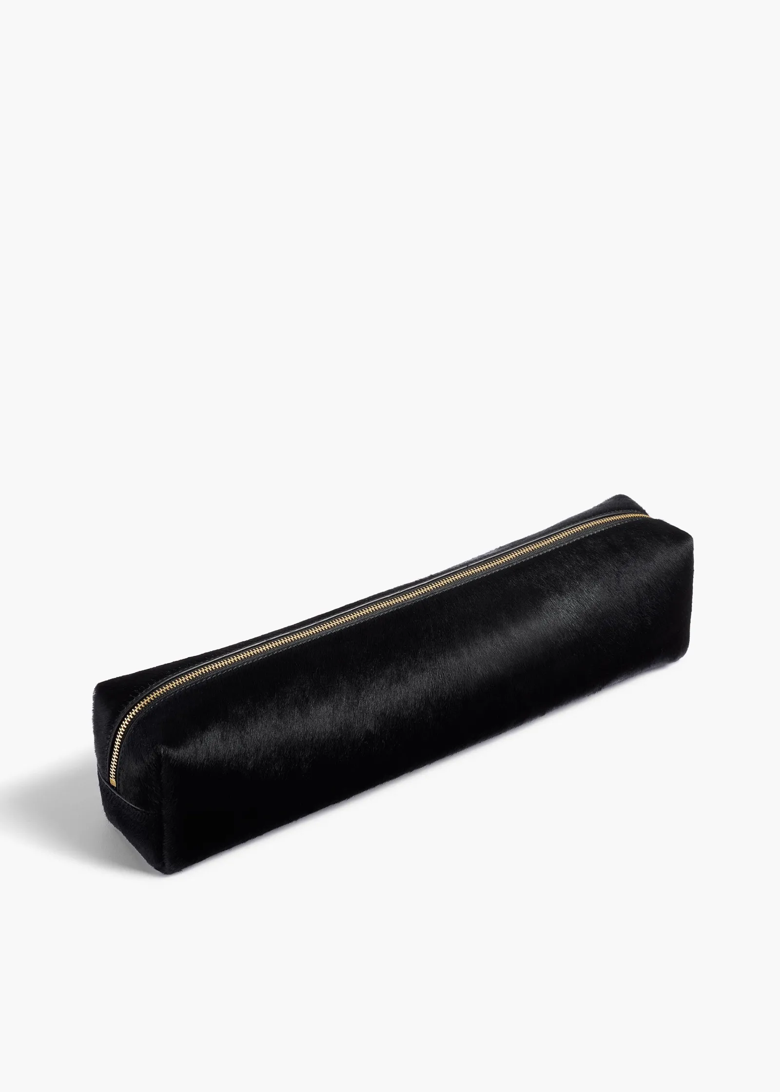 Khaite Pouches-Kye Pencil Case in Black Haircalf