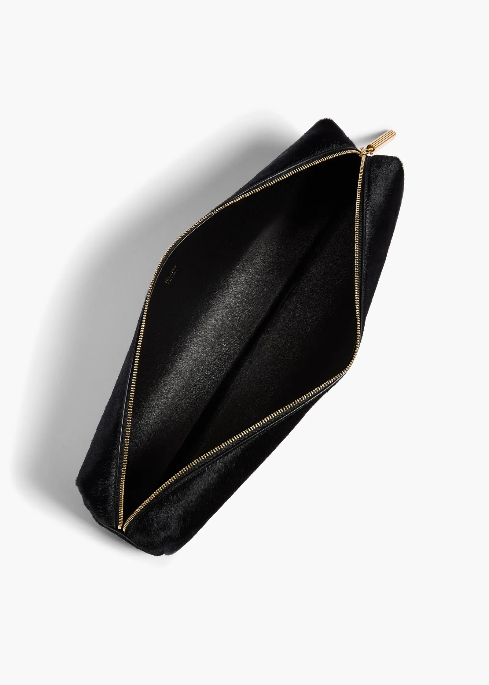 Khaite Pouches-Kye Pencil Case in Black Haircalf