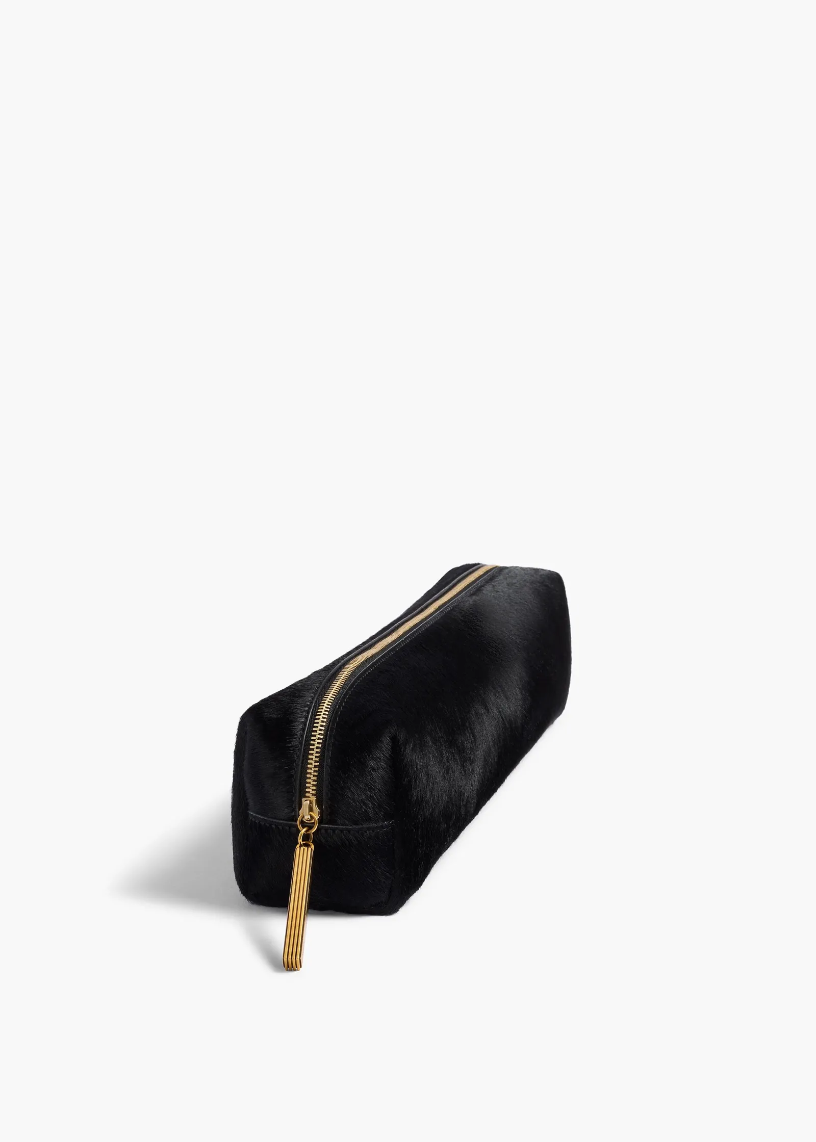 Khaite Pouches-Kye Pencil Case in Black Haircalf