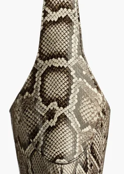 Khaite Shoulder Bags-Large Joan Hobo in Natural Python