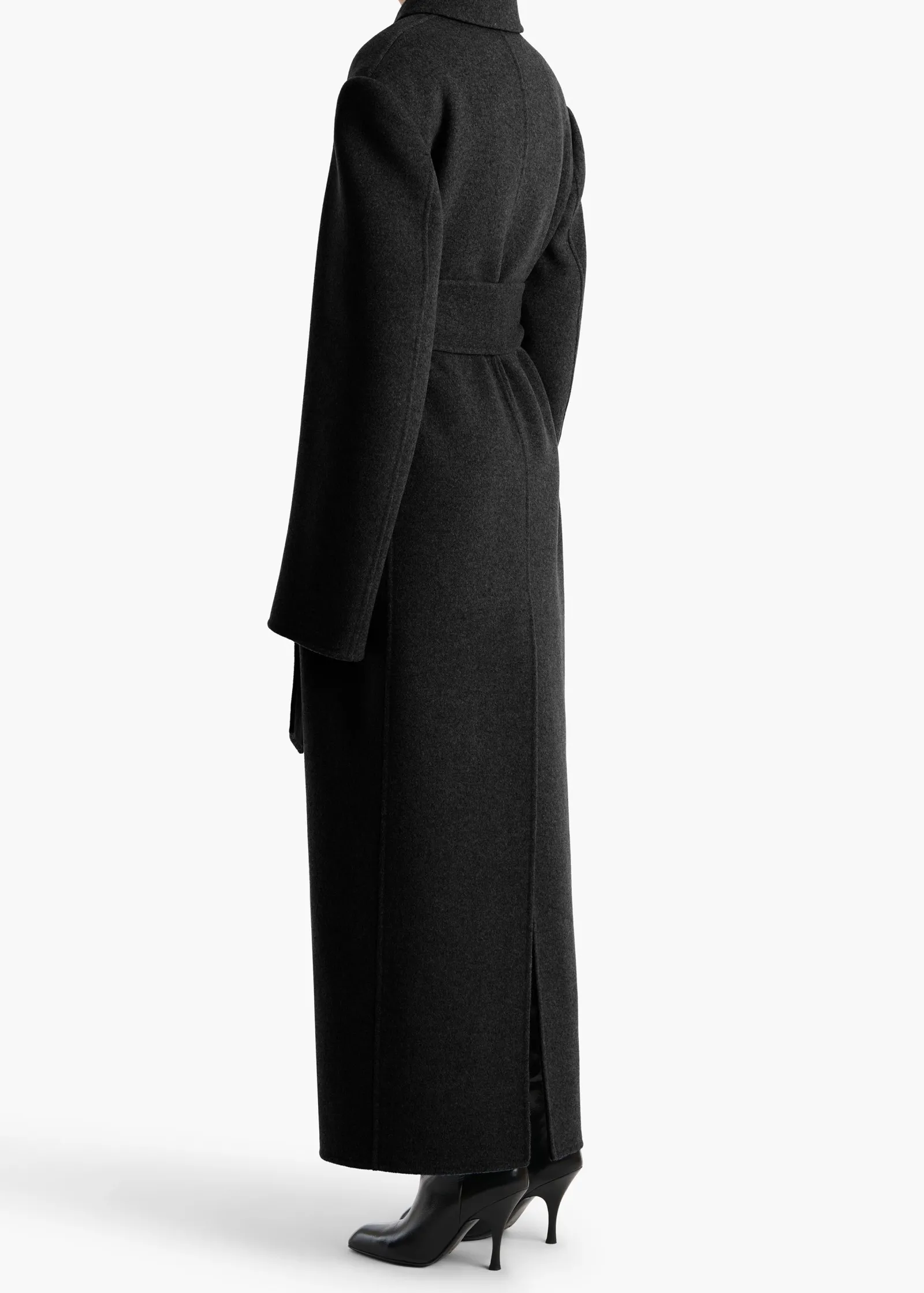 Khaite Outerwear & Coats-Lea Coat in Black