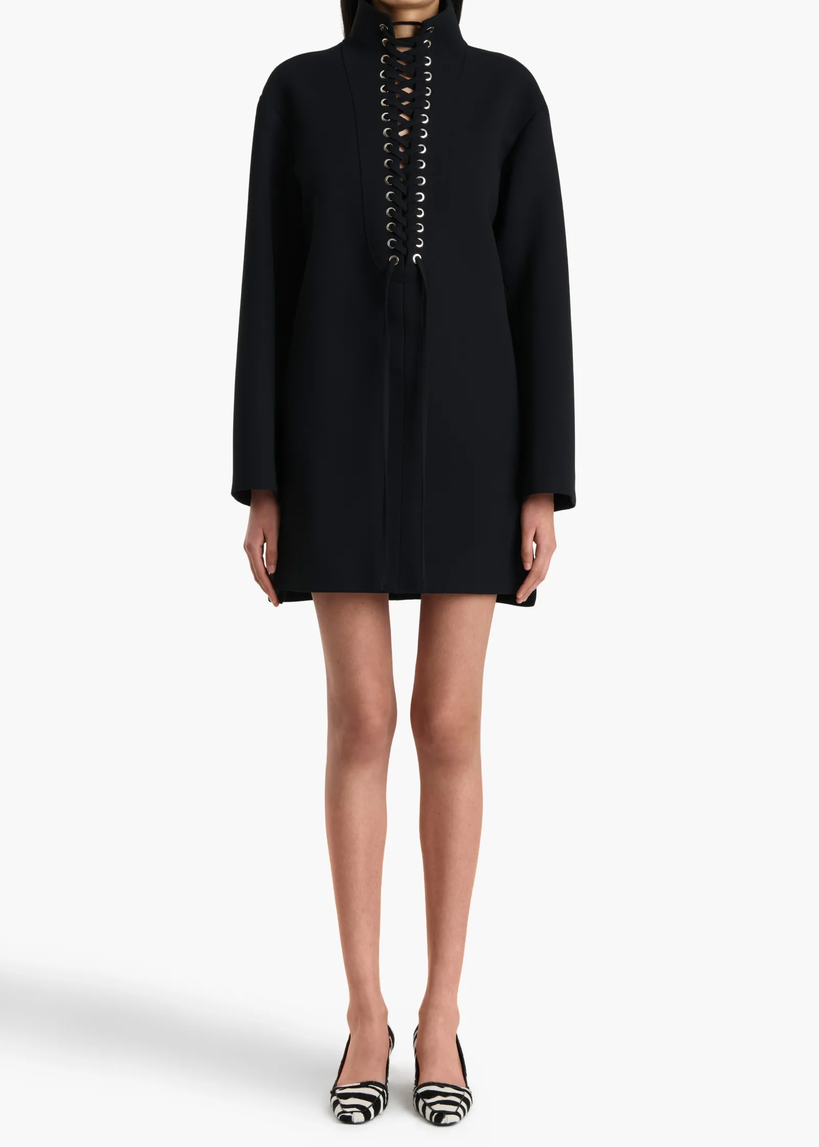 Khaite Leather|Dresses-Lee Dress in Black