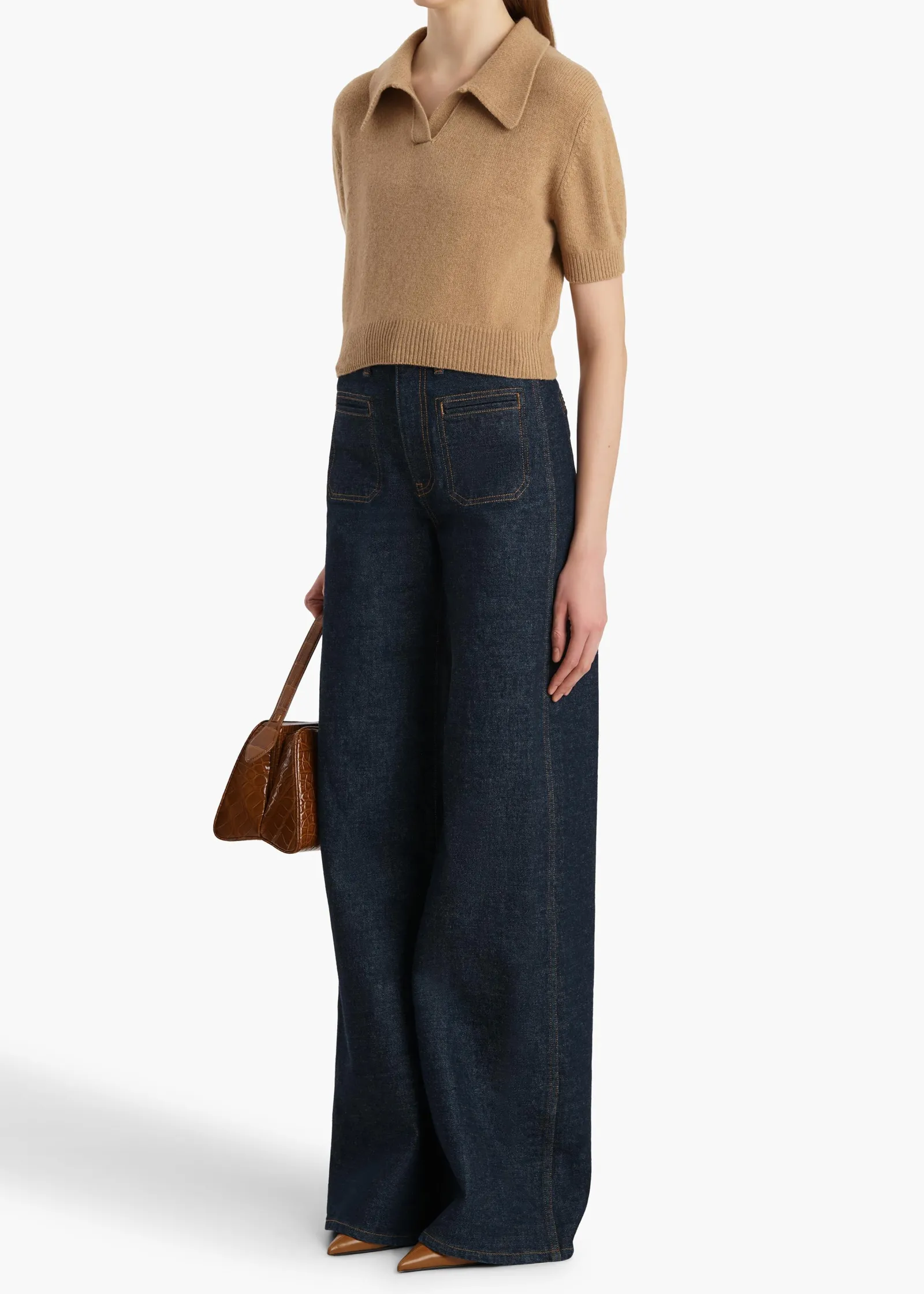 Khaite Knitwear-Leni Sweater in Camel