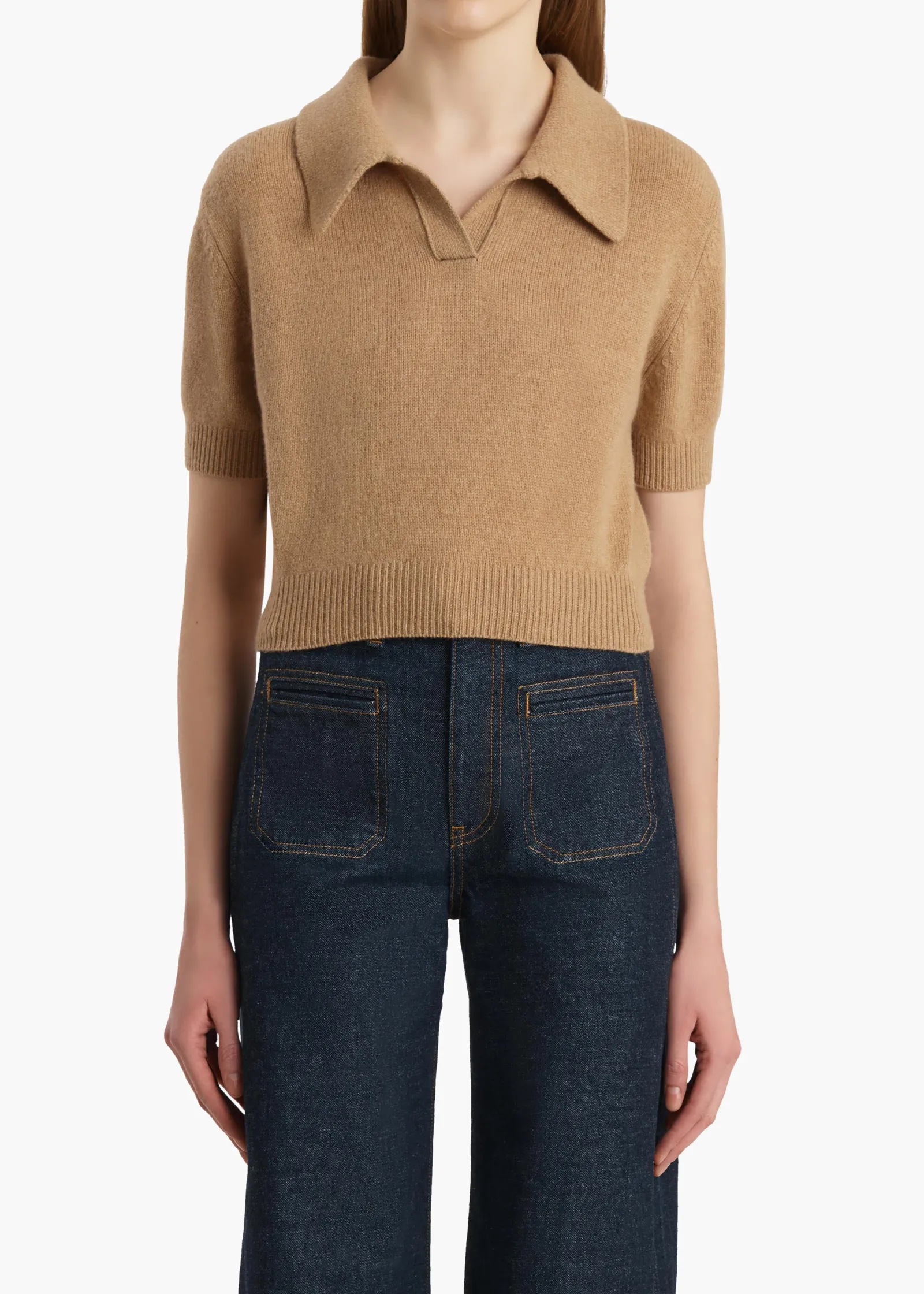 Khaite Knitwear-Leni Sweater in Camel