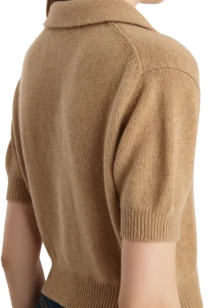 Khaite Knitwear-Leni Sweater in Camel