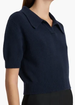 Khaite Knitwear-Leni Sweater in Midnight