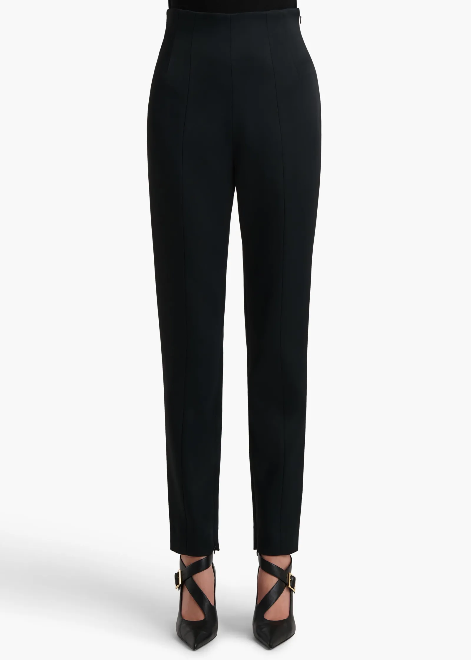 Khaite Pants-Lenn Pant in Black