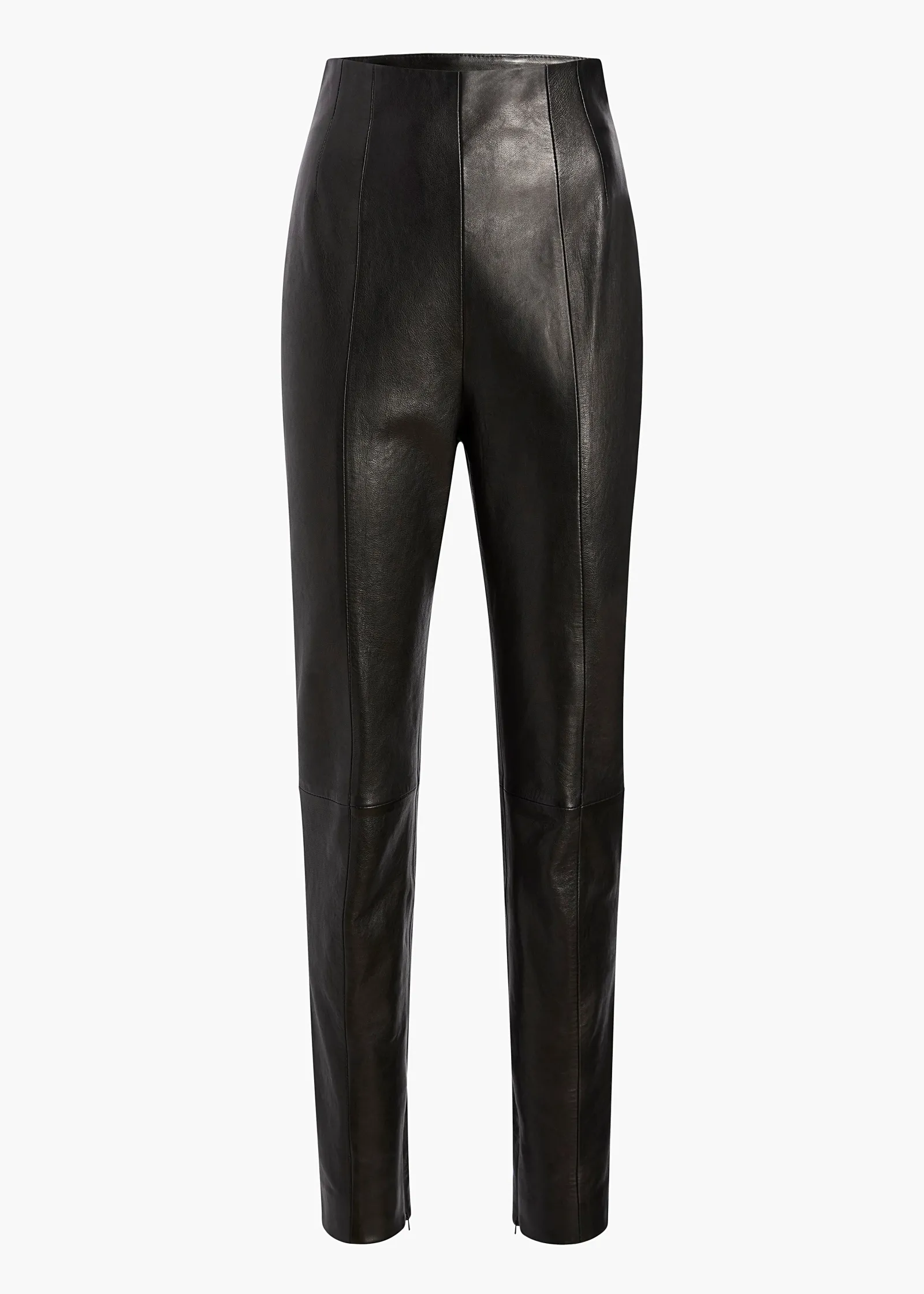 Khaite Pants-Lenn Pant in Black Leather