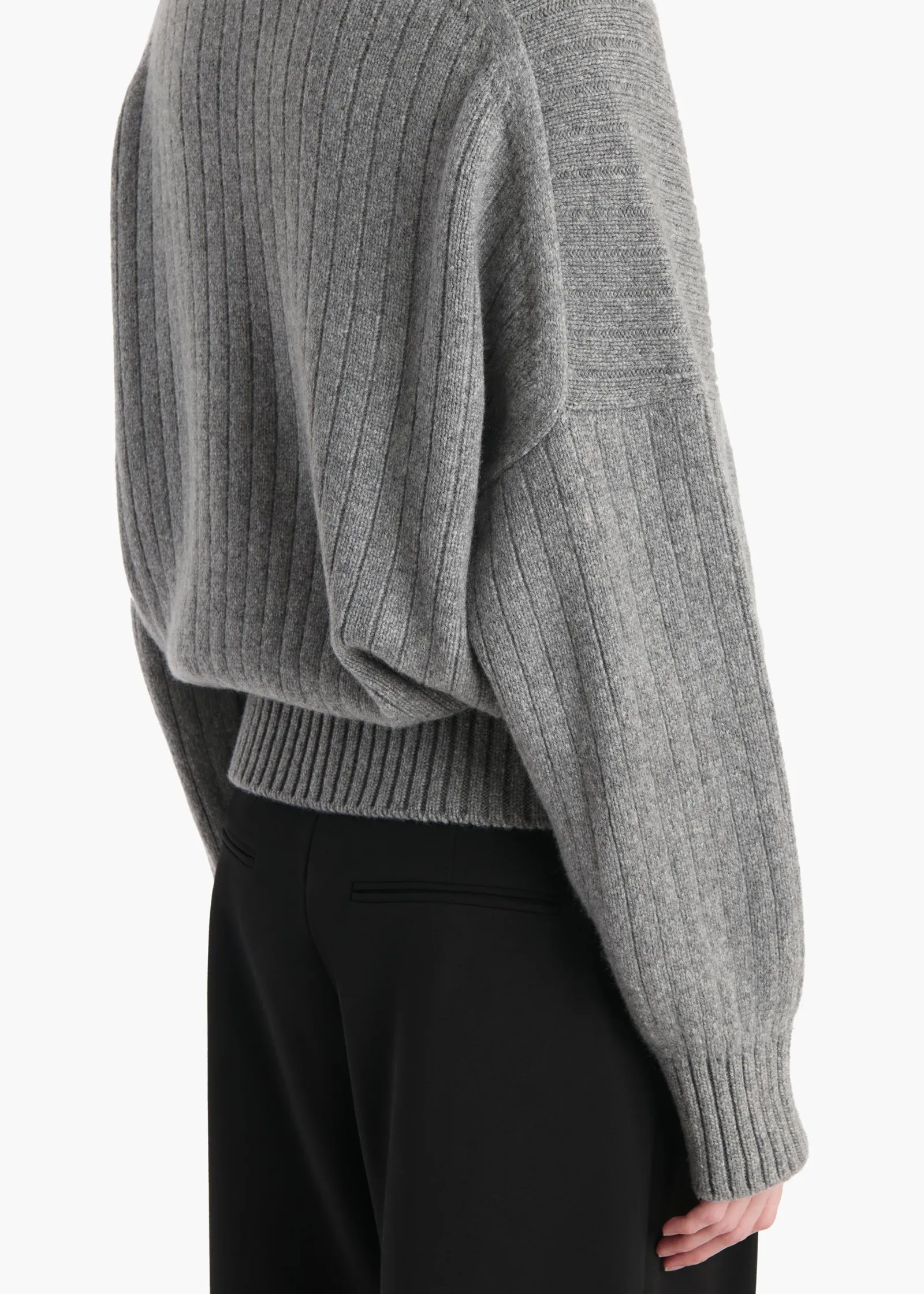 Khaite Knitwear-Lennox Sweater in Fog