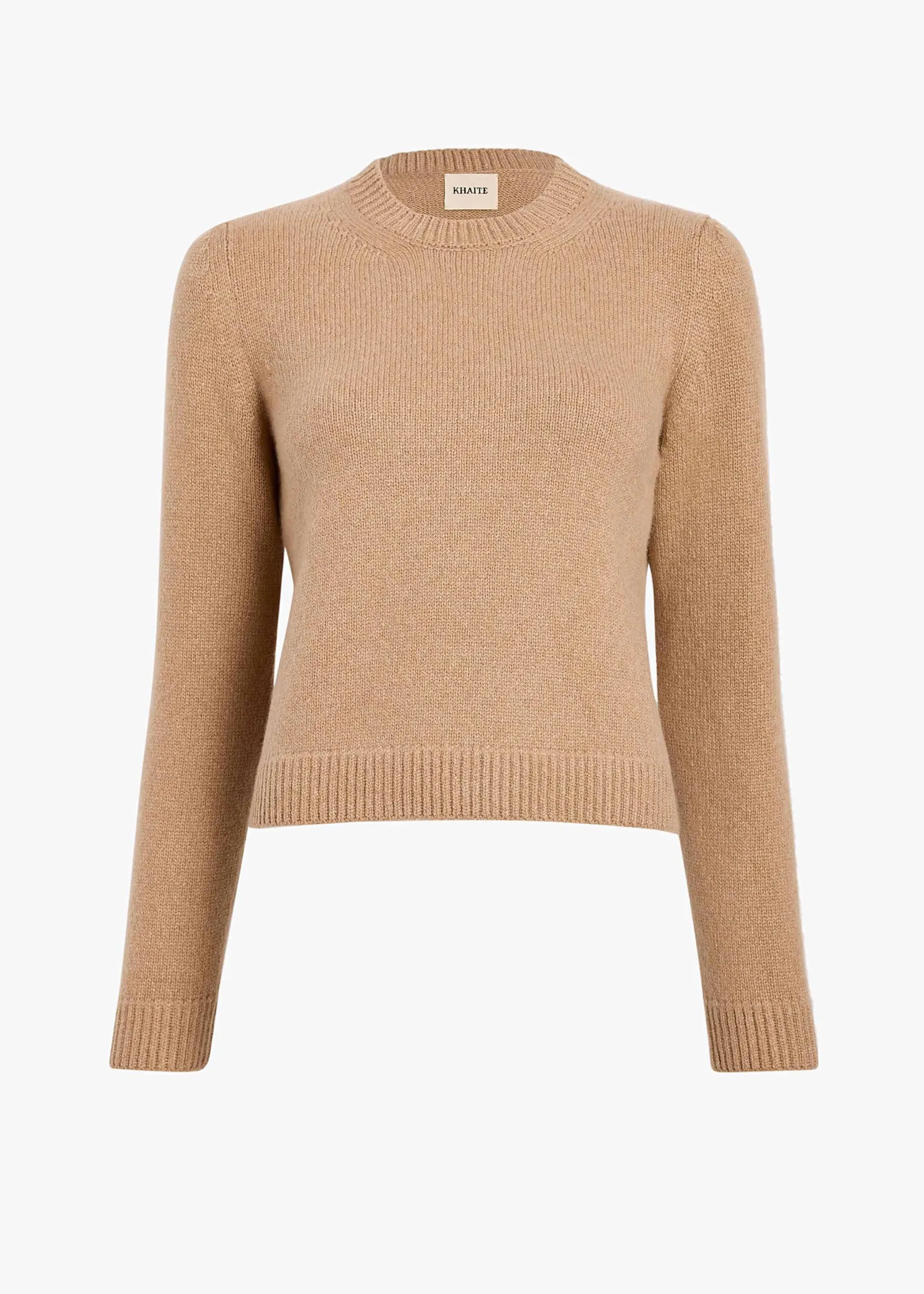 Khaite Knitwear-Leta Sweater in Biscotti