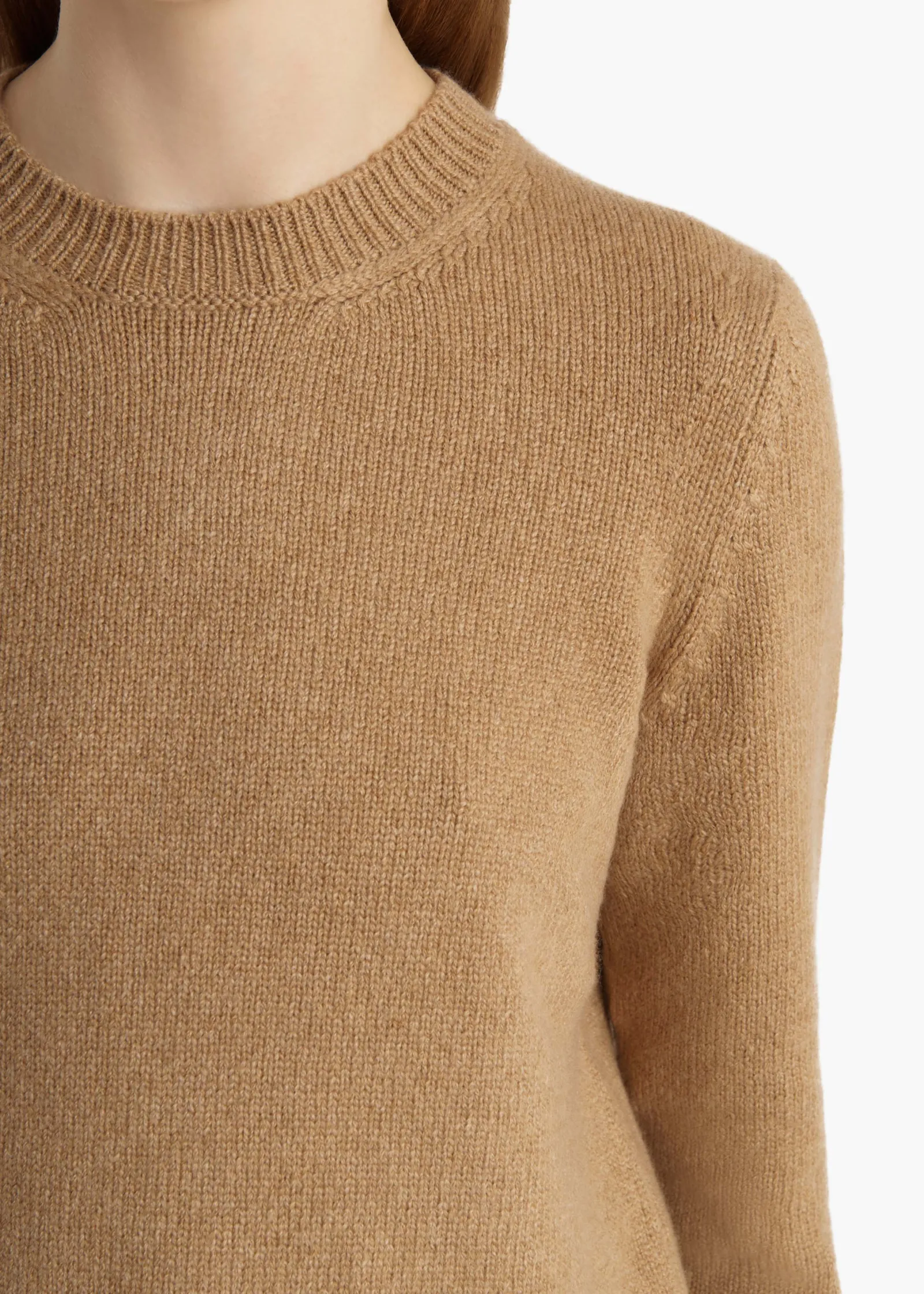 Khaite Knitwear-Leta Sweater in Biscotti