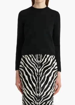 Khaite Knitwear-Leta Sweater in Black