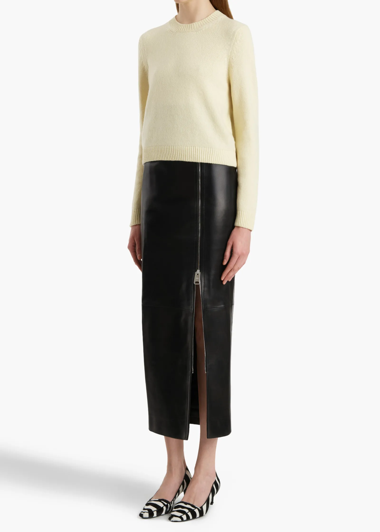 Khaite Knitwear-Leta Sweater in Zest