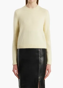 Khaite Knitwear-Leta Sweater in Zest