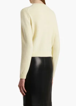 Khaite Knitwear-Leta Sweater in Zest