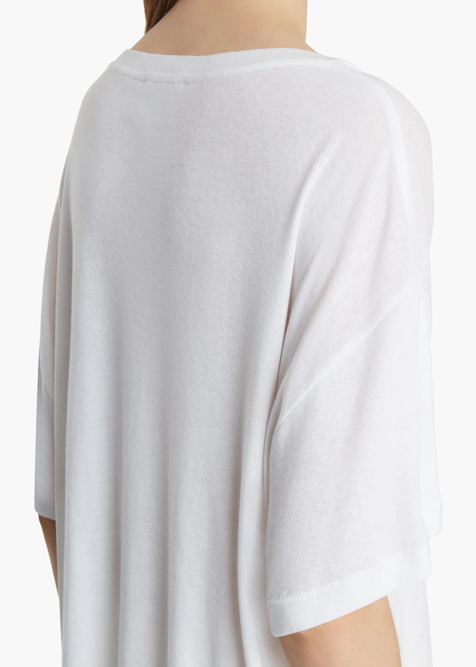 Khaite T-Shirts & Tanks-Linda T-Shirt in White