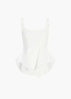 Khaite Shirts & Tops-Loa Top in Chalk
