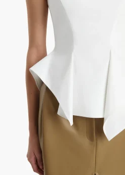Khaite Shirts & Tops-Loa Top in Chalk