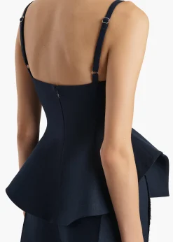 Khaite Shirts & Tops-Loa Top in Dark Navy