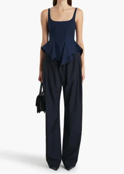 Khaite Shirts & Tops-Loa Top in Marine