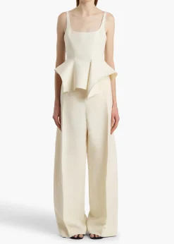 Khaite Shirts & Tops-Loa Top in Natural