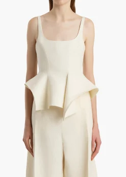 Khaite Shirts & Tops-Loa Top in Natural