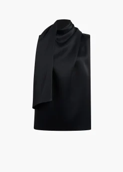 Khaite Shirts & Tops-Loe Top in Black
