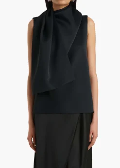 Khaite Shirts & Tops-Loe Top in Black