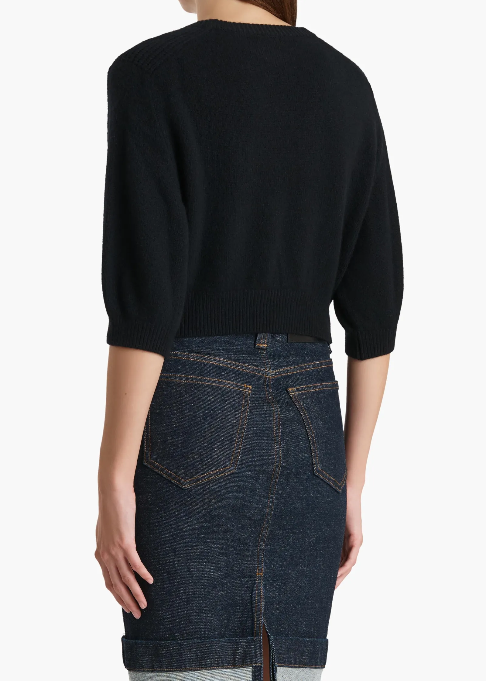 Khaite Knitwear-Lorelai Sweater in Black