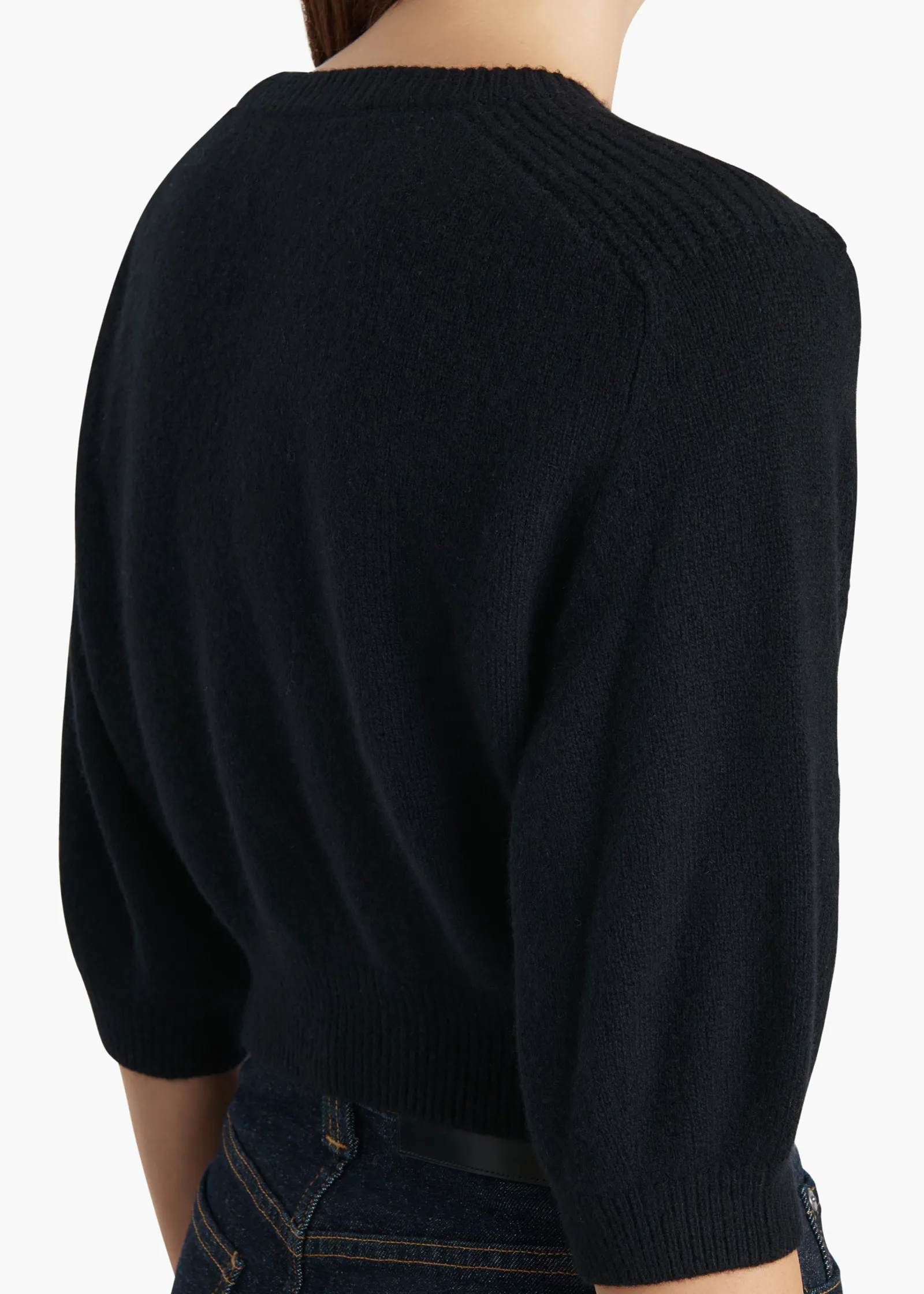 Khaite Knitwear-Lorelai Sweater in Black