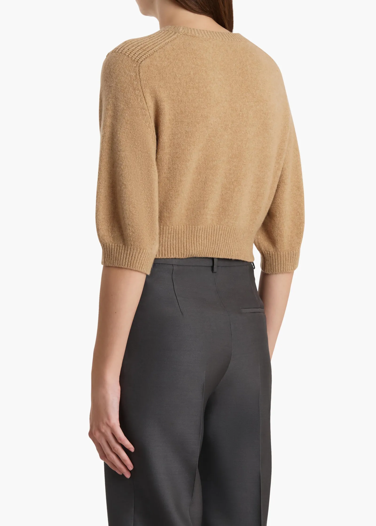 Khaite Knitwear-Lorelai Sweater in Camel