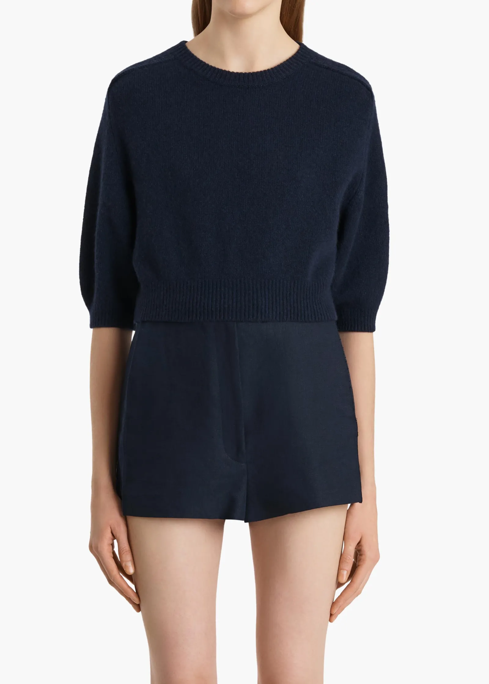 Khaite Knitwear-Lorelai Sweater in Midnight