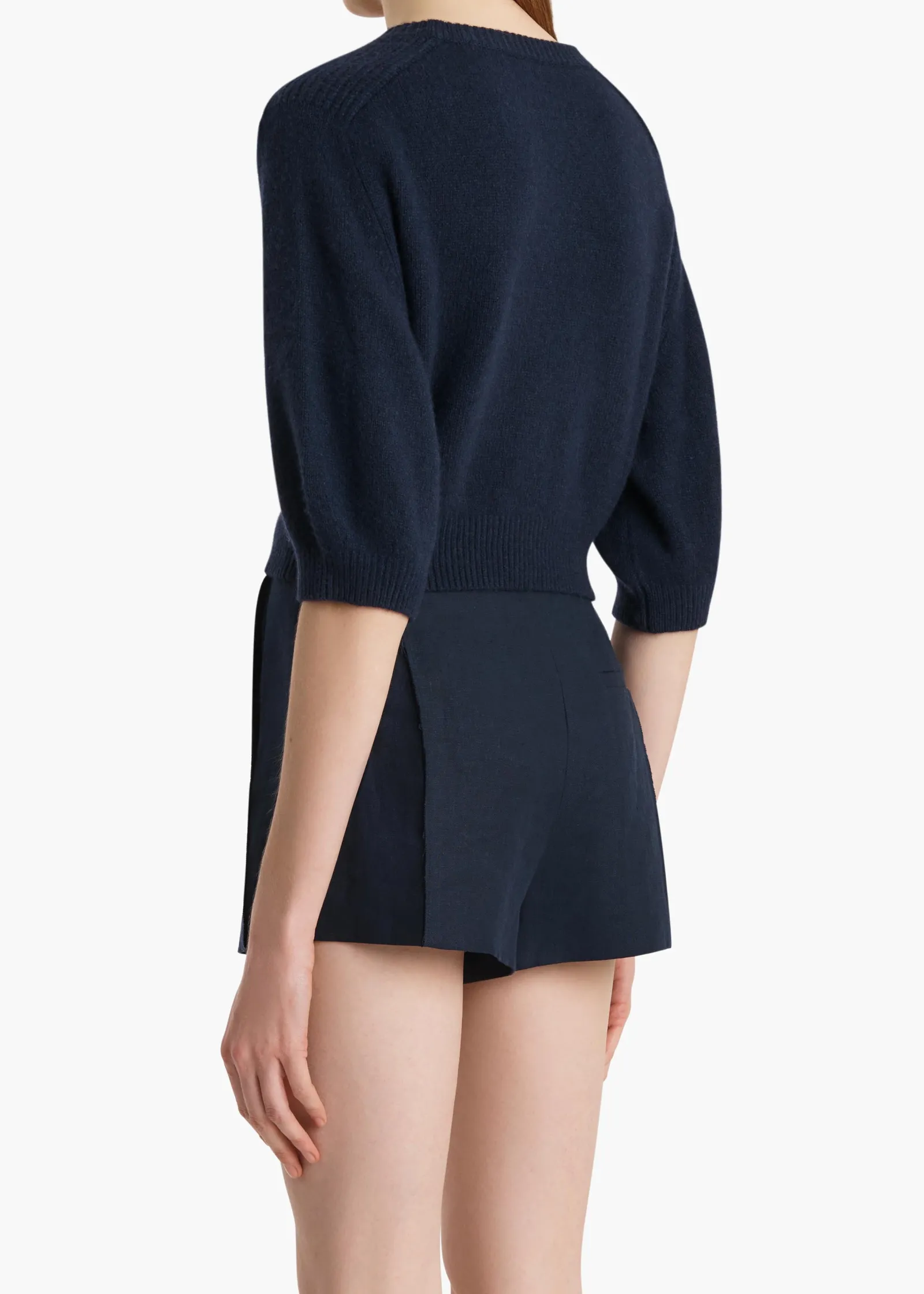 Khaite Knitwear-Lorelai Sweater in Midnight