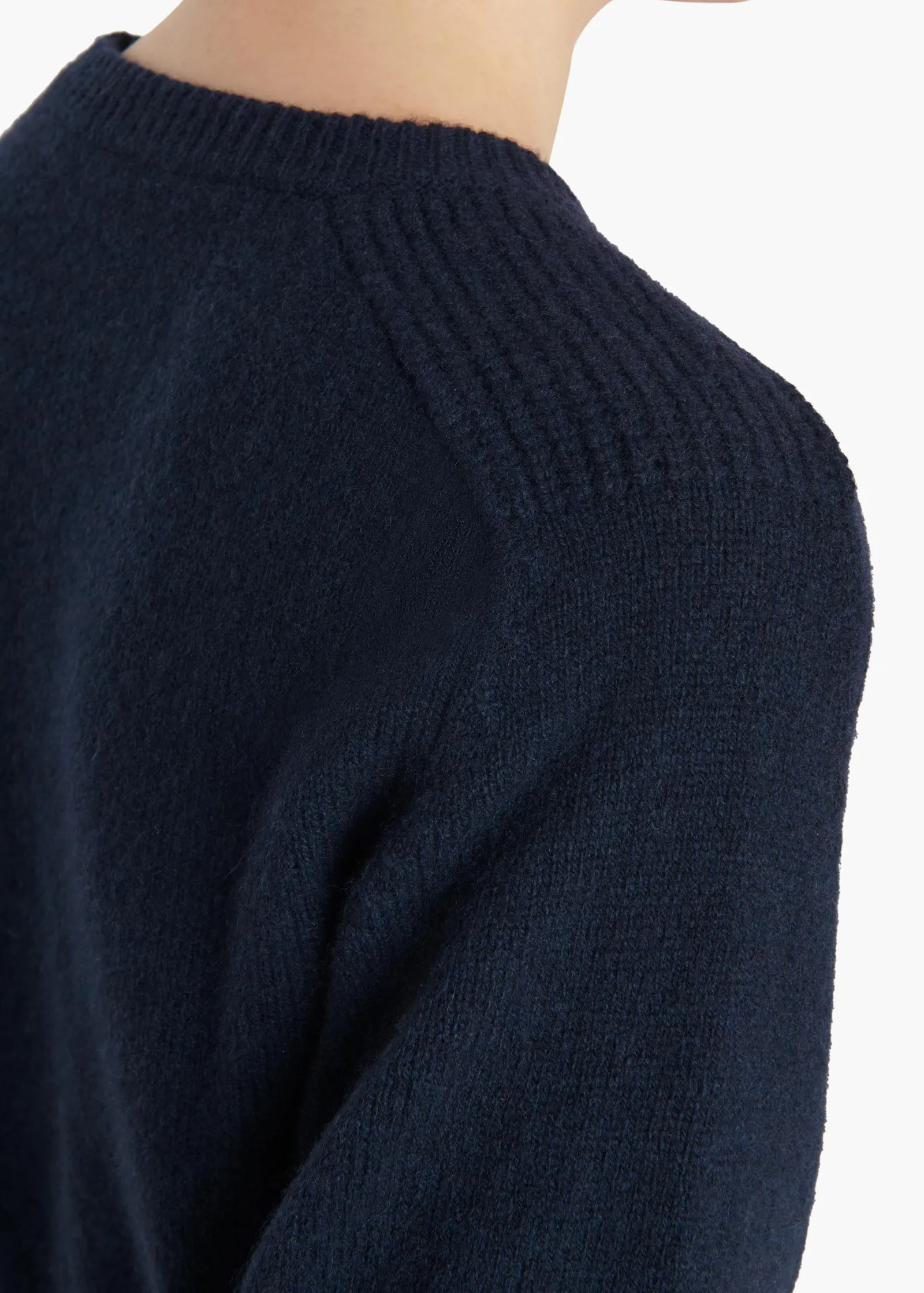 Khaite Knitwear-Lorelai Sweater in Midnight