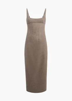 Khaite Dresses-Lotte Dress in Sepia